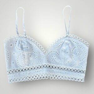 🎉5 for $45 🎉 white sand white cotton bralette top